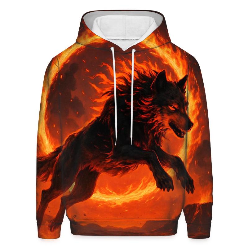 Ember Alpha Rising embroidered hoodies