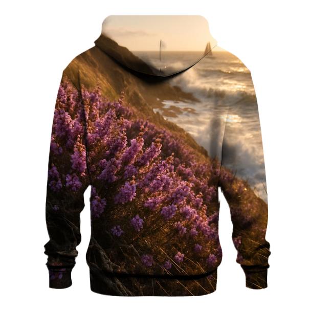 Coastal Heather On Cliff Edge hoodies fashion