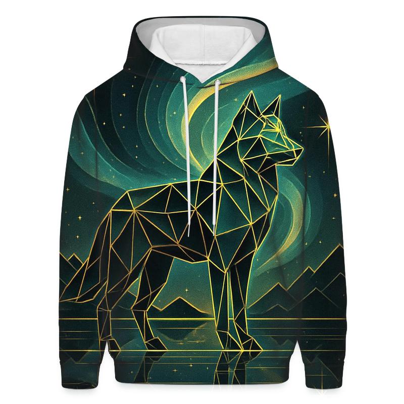Auroral Geometry designer hoodies