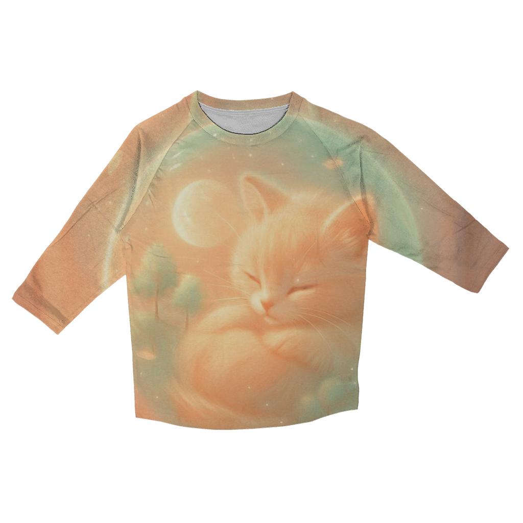 Pocket Planet Paws casual three quarter sleeve shirts
