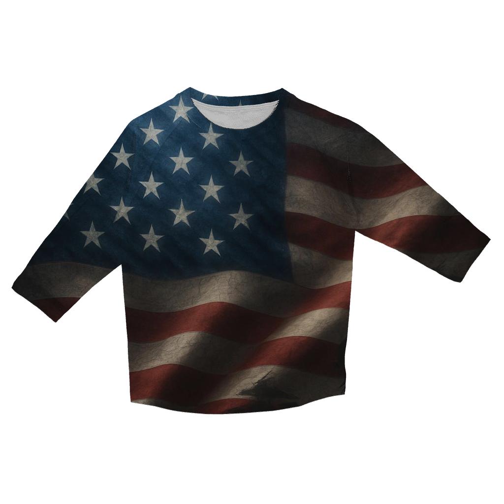 Stars Over Duty personalized 3/4 sleeve tees
