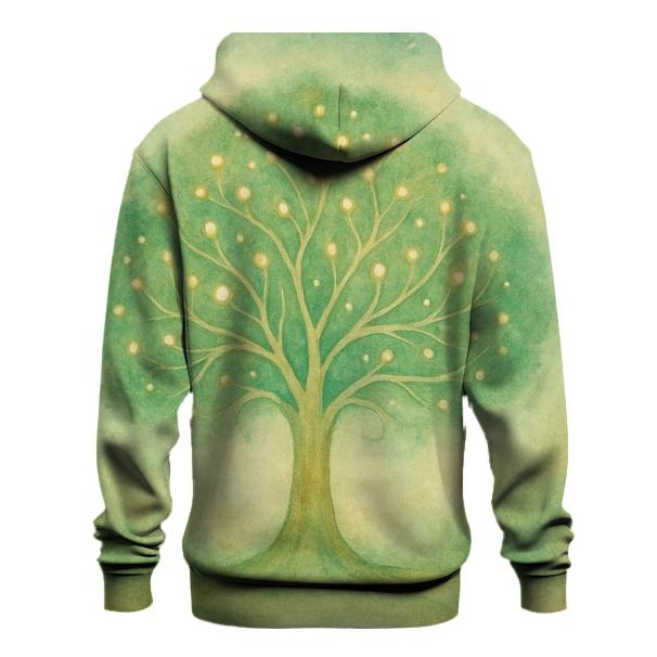 Luminous Grove embroidered hoodies
