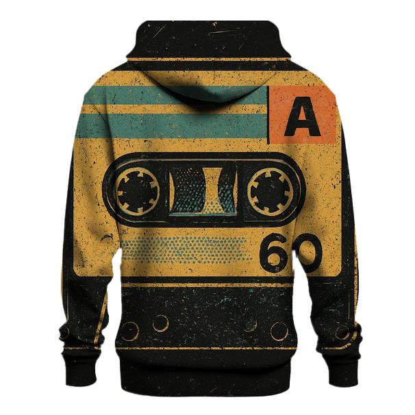 Faded Cassette Tape Cover zip-up hoodies