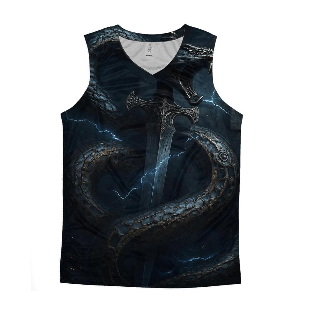 Biochrome Serpent And Dagger trendy fitted tank tops