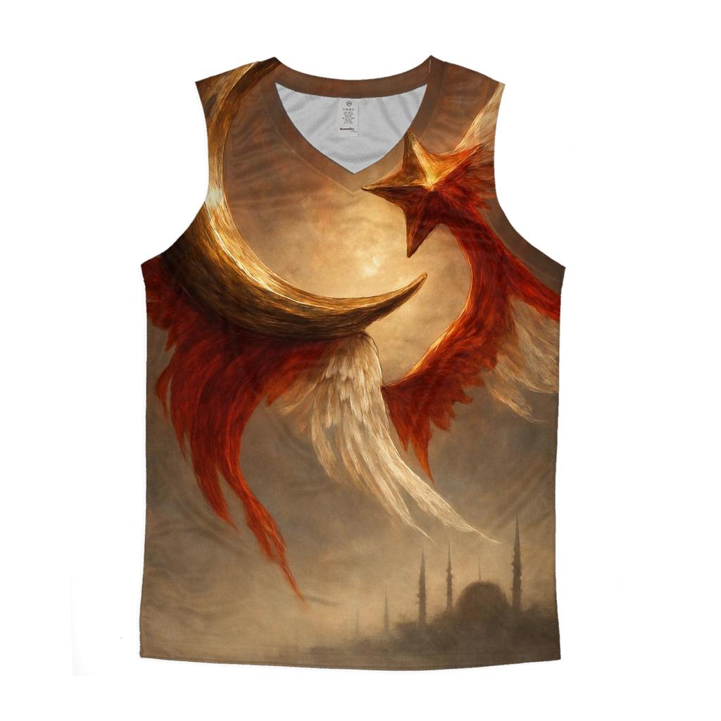 Crescent Bronze Turkey stylish racerback tanks