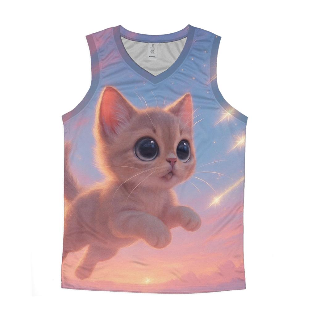 Shooting Star Snuggle cotton sleeveless tops