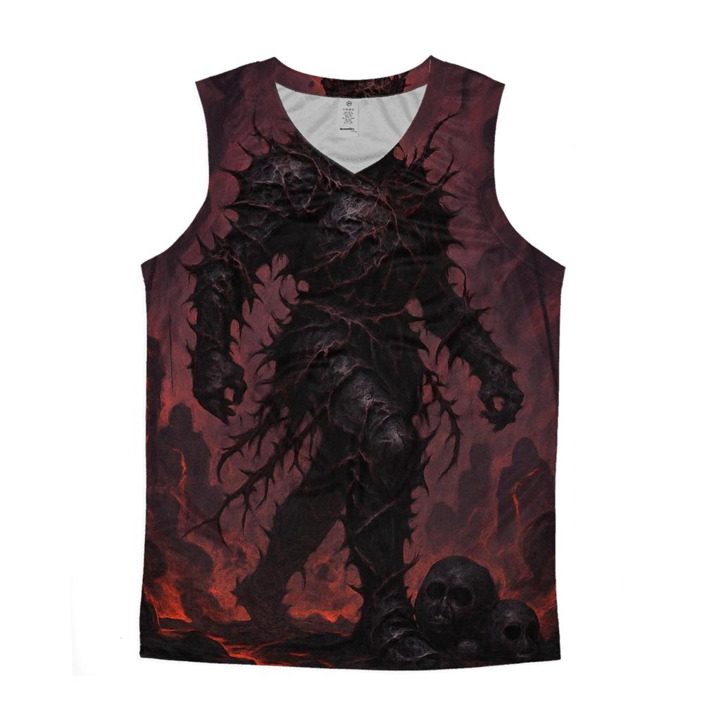 Thornbound King Of The Ashlands graphic print tank tops