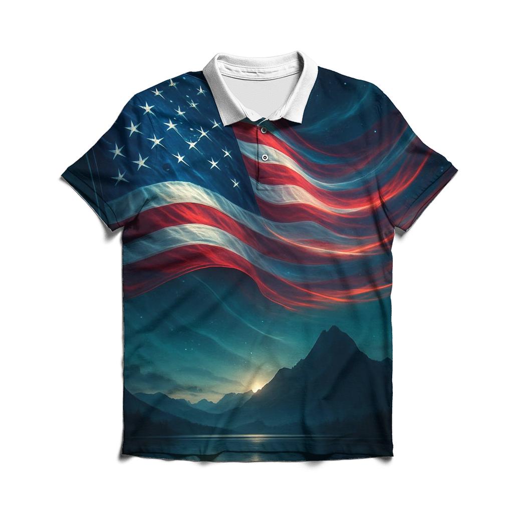 Aurora Stripes stylish collar polo tees