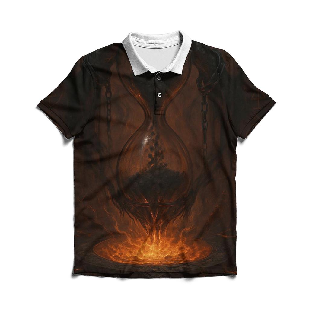 Infernal Hourglass Of Souls classic pique polos