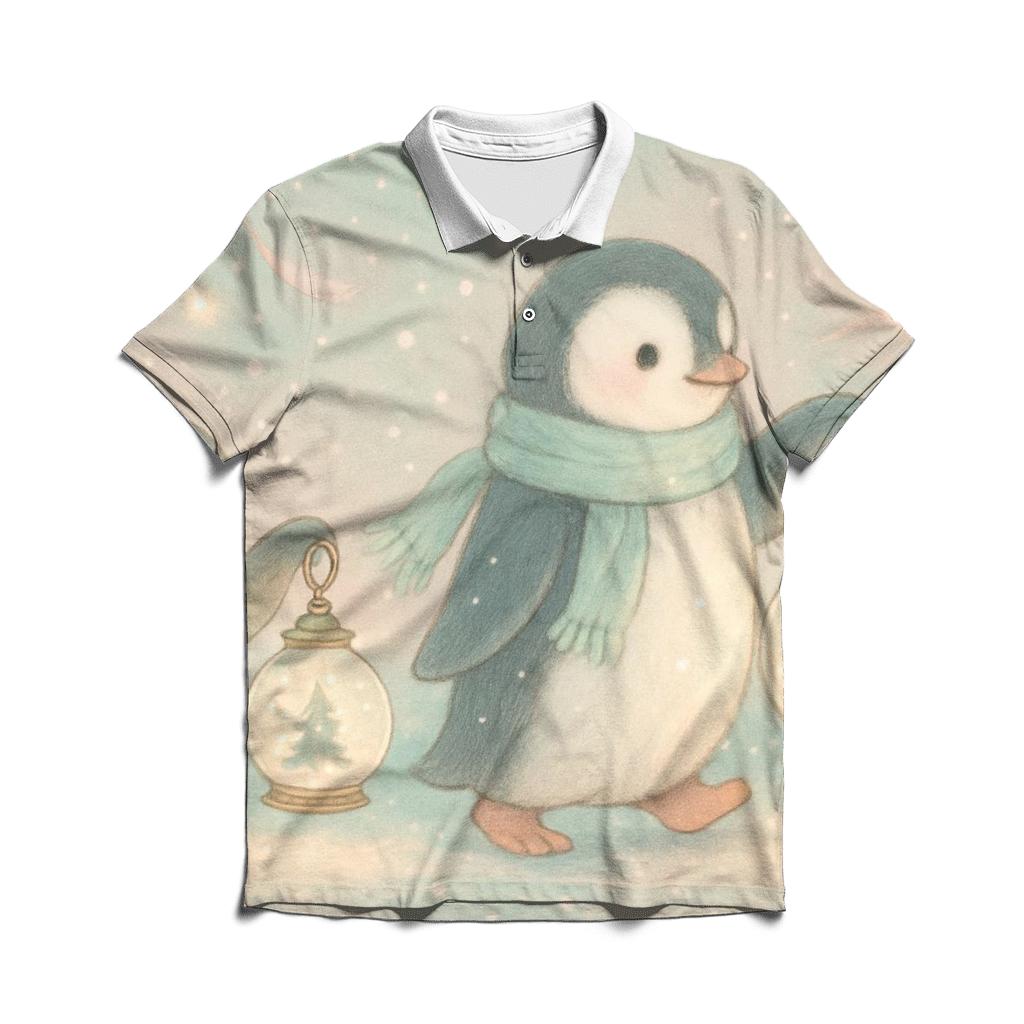Penguin Lantern Parade branded logo polo shirts