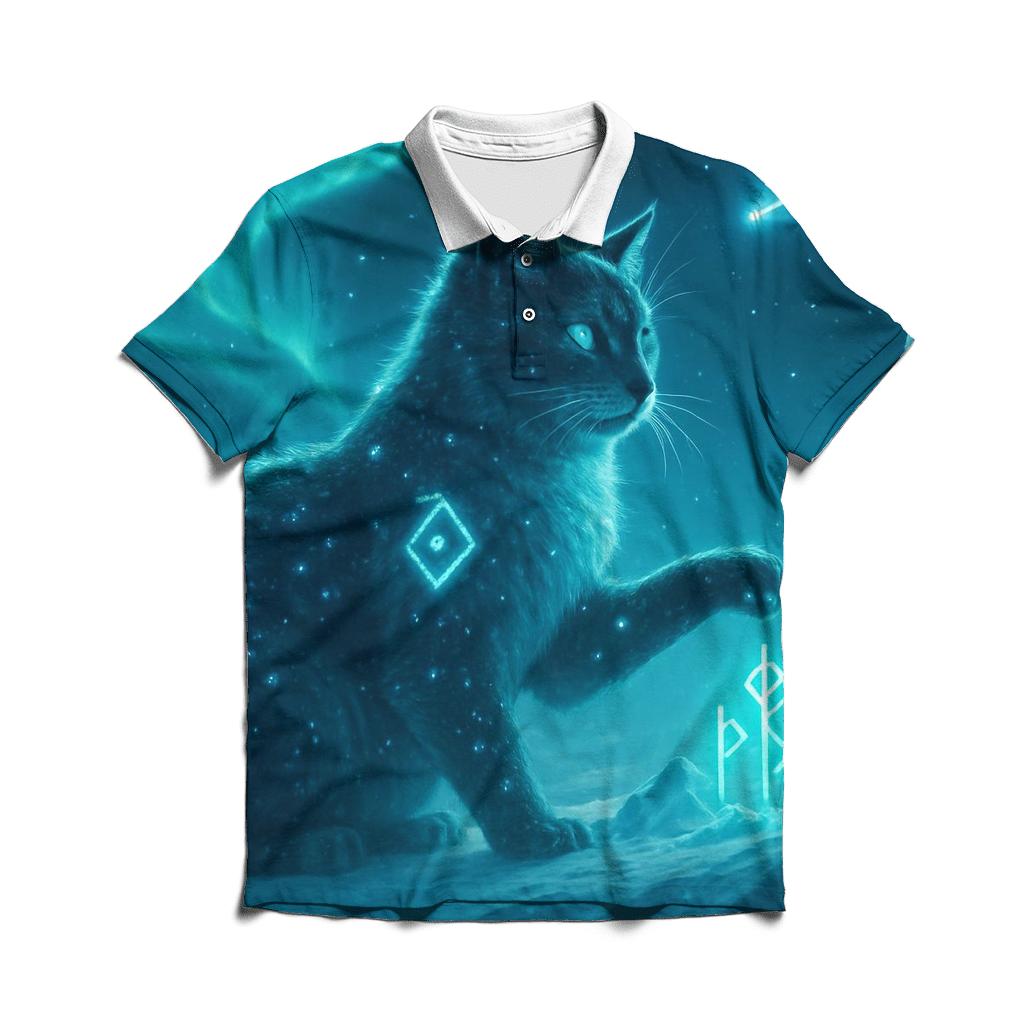 Aurora Sentinel Cat personalized polo shirts