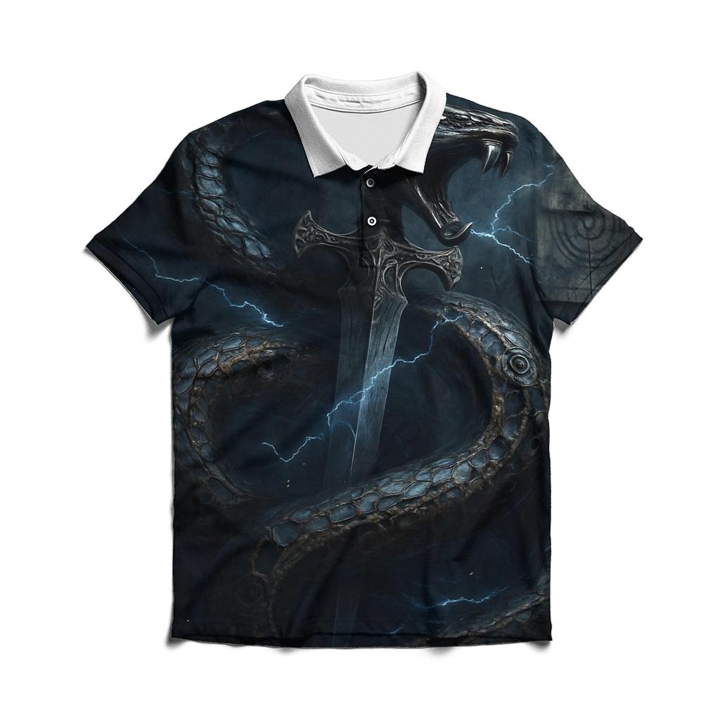 Biochrome Serpent And Dagger custom polo shirts