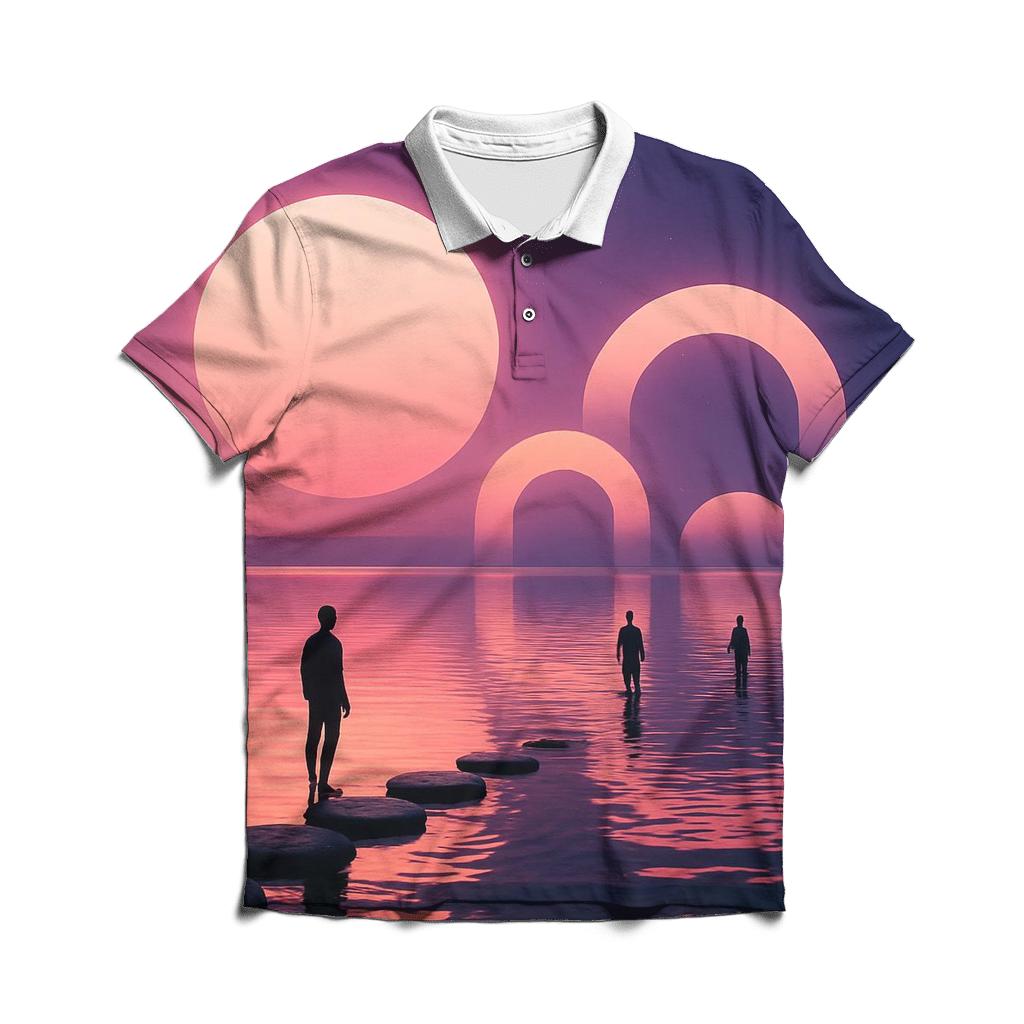 Violet Tide Echo personalized polo shirts