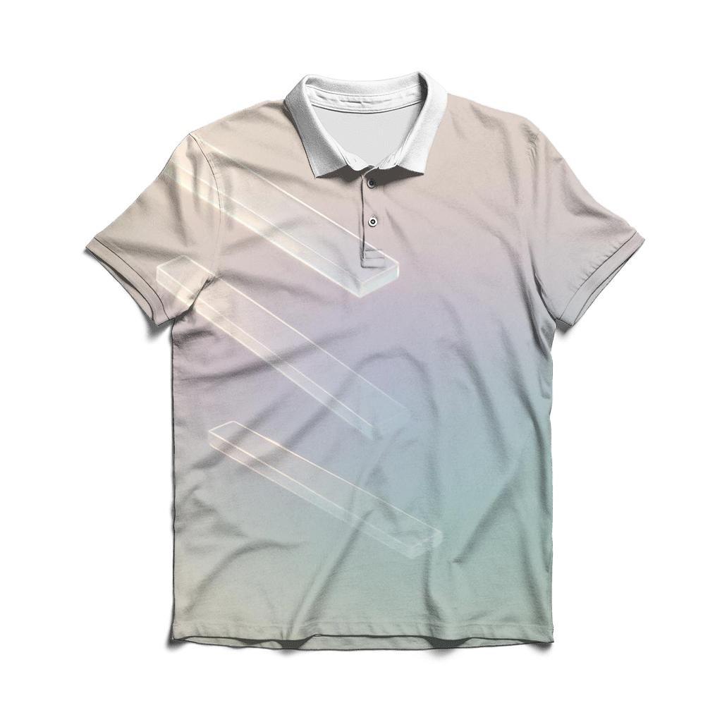 Iridescent Driftwood stylish collar polo tees