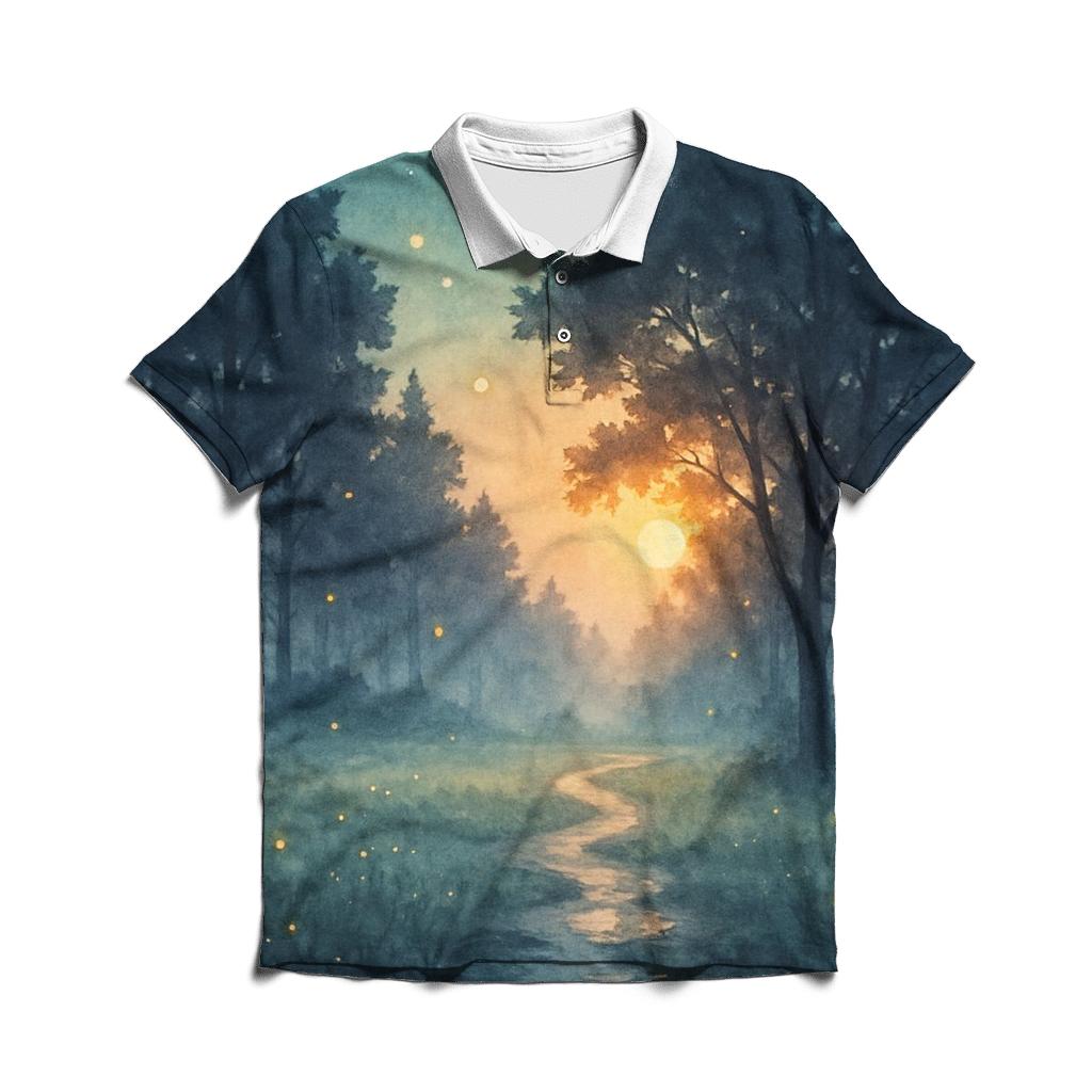 Mint Twilight Grove classic pique polos