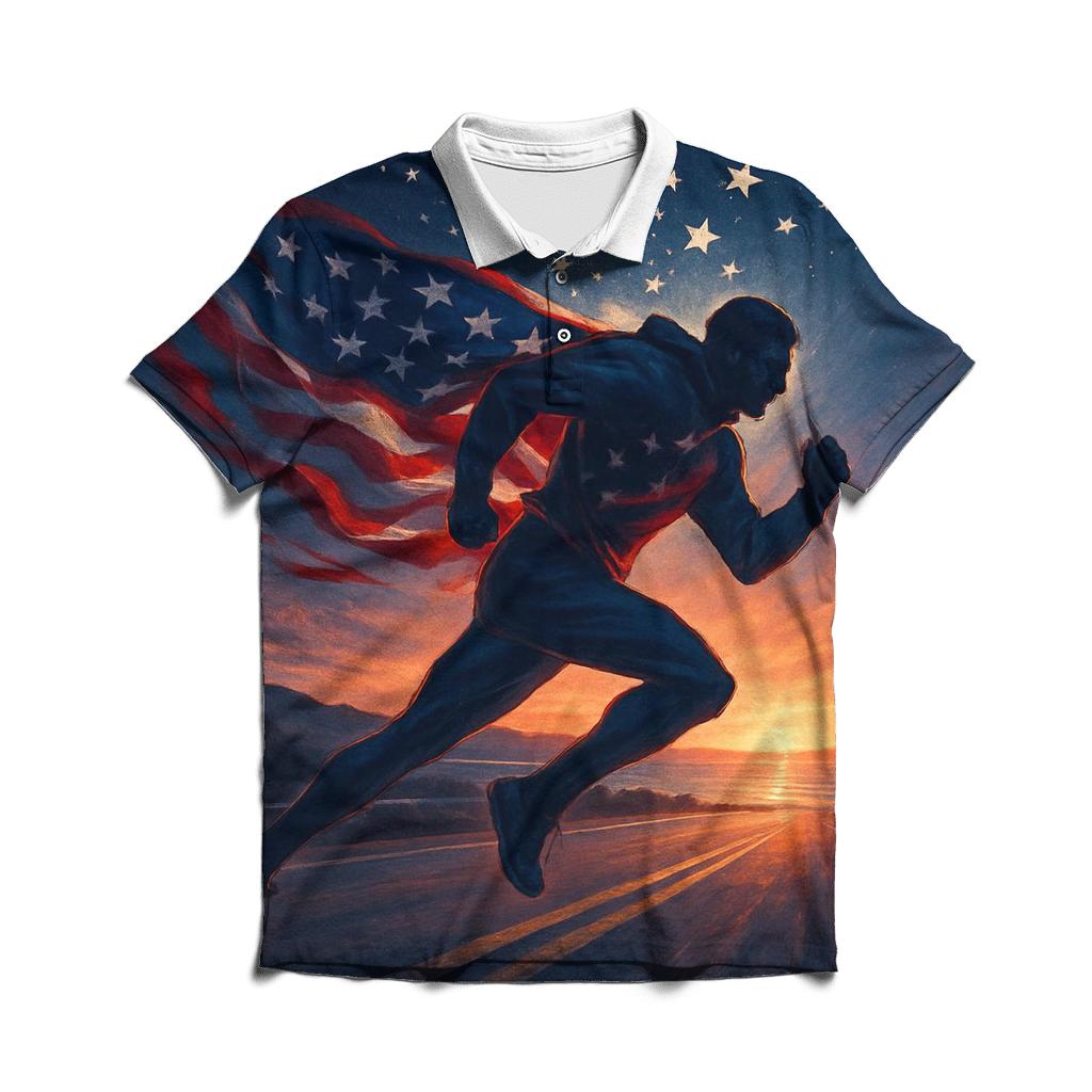 Constellation Banner Runner designer slim fit polos