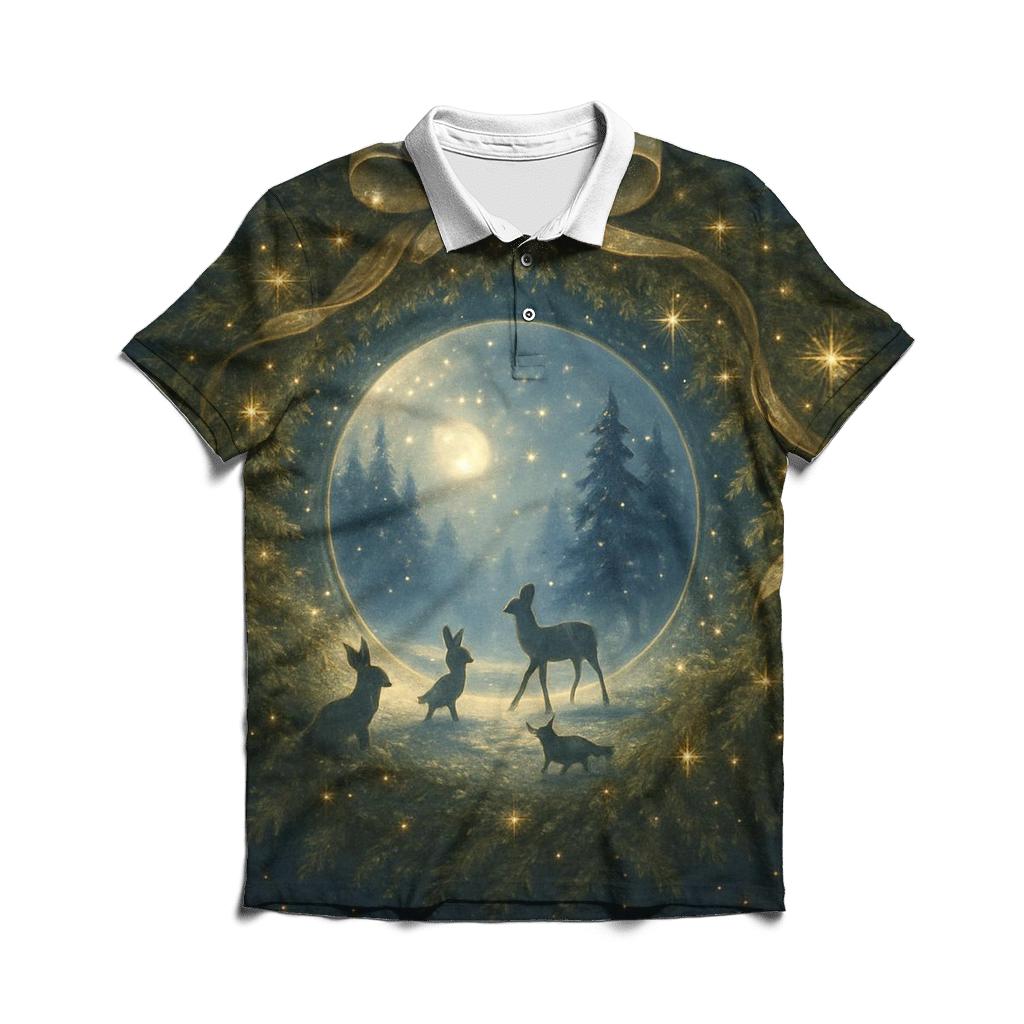 Midnight Wreath Stargate custom polo shirts