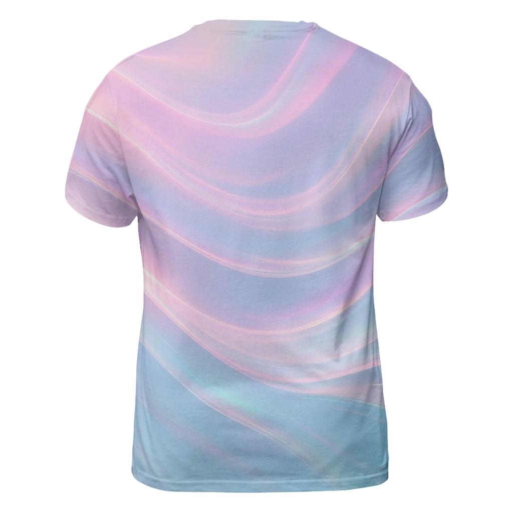 Aurora Drift artistic all-over print tops