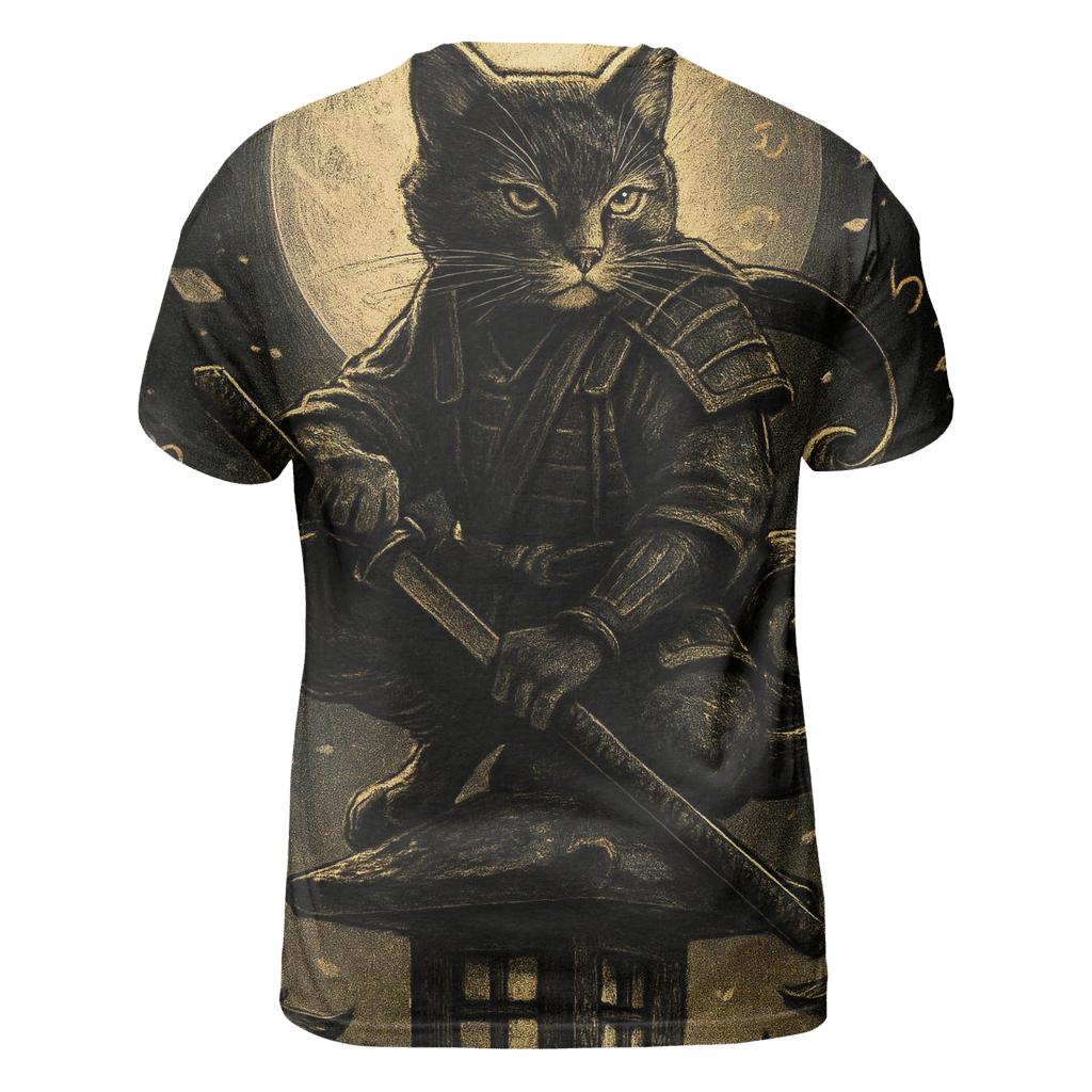 Samurai Moon Stalker trendy printed shirt styles