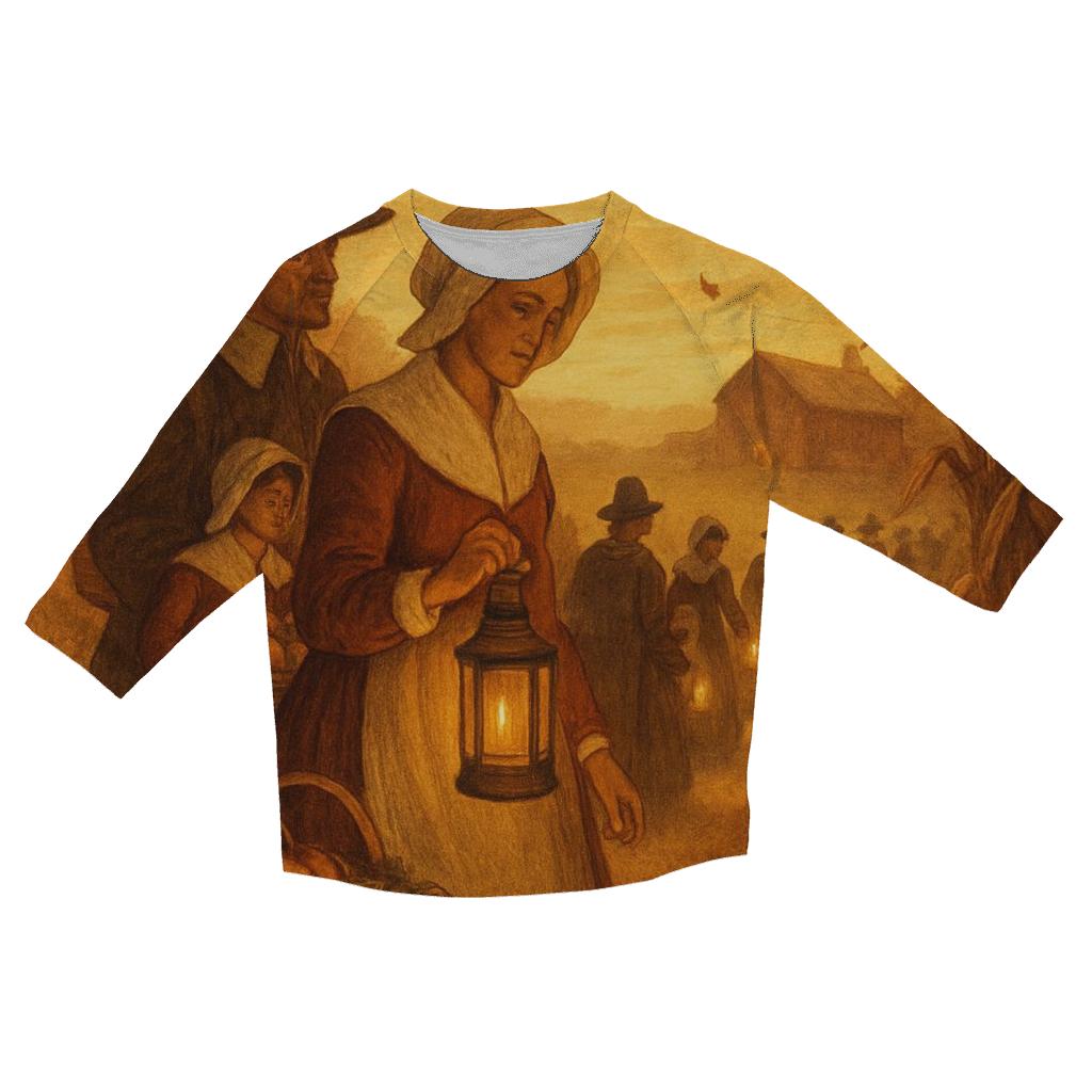 Pilgrim Lantern Trail personalized 3/4 sleeve tees