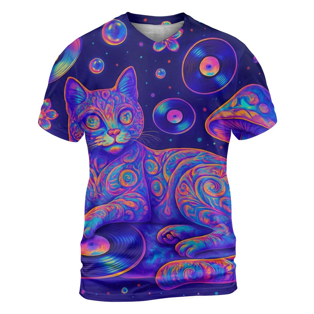 Psychedelic Dream Lounge trendy printed shirt styles