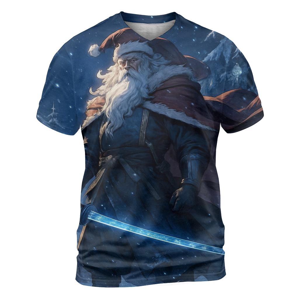 Arctic Samurai Santa designer pattern shirts