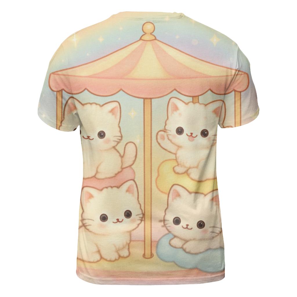Cloud Carousel Cat custom all-over print shirts