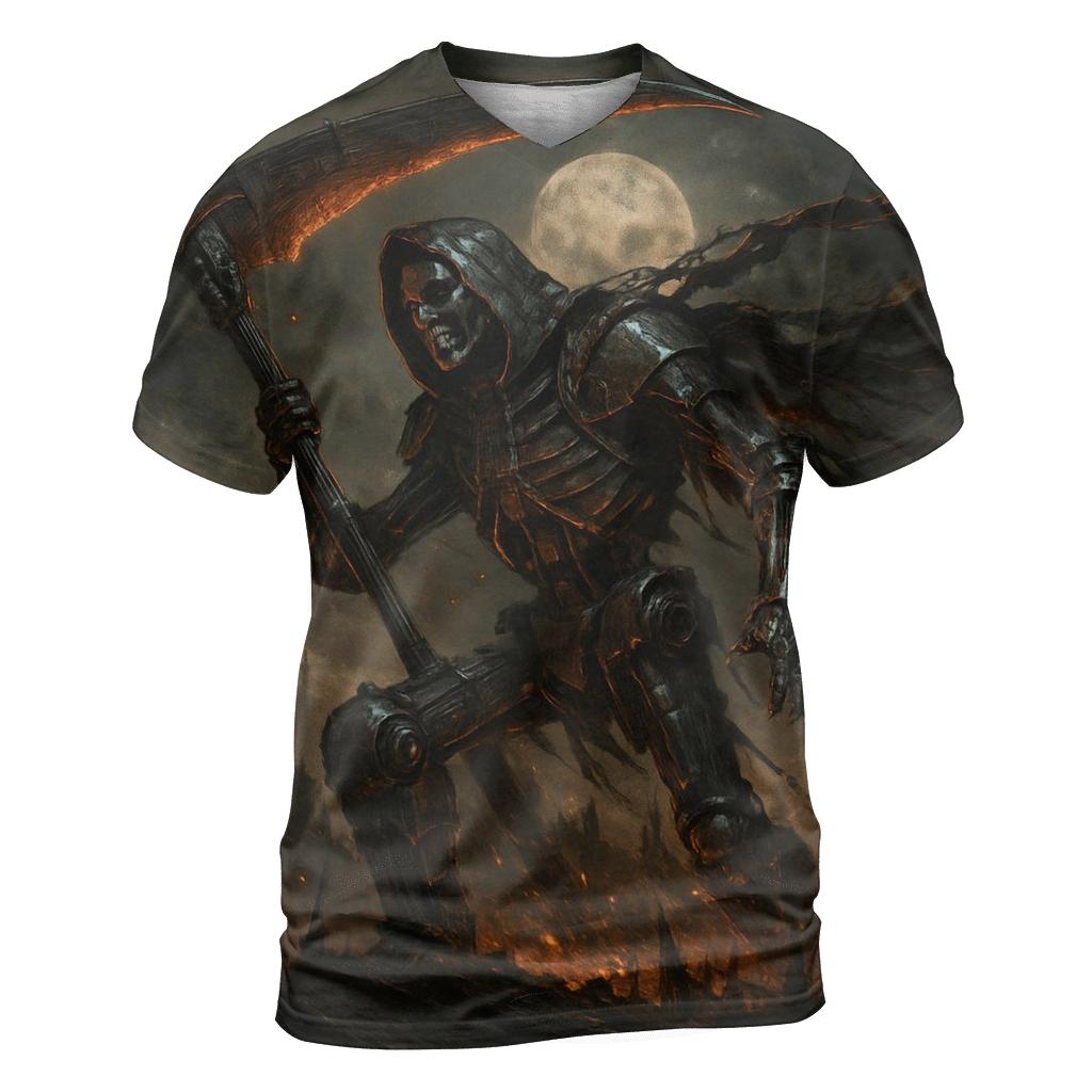 Clockwork Reaper Of The Iron Night statement graphic shirts