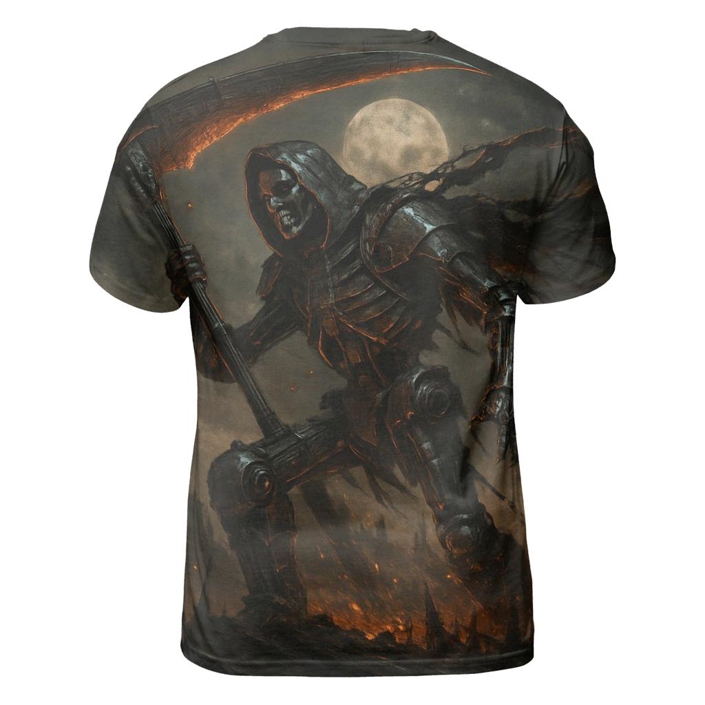 Clockwork Reaper Of The Iron Night statement graphic shirts