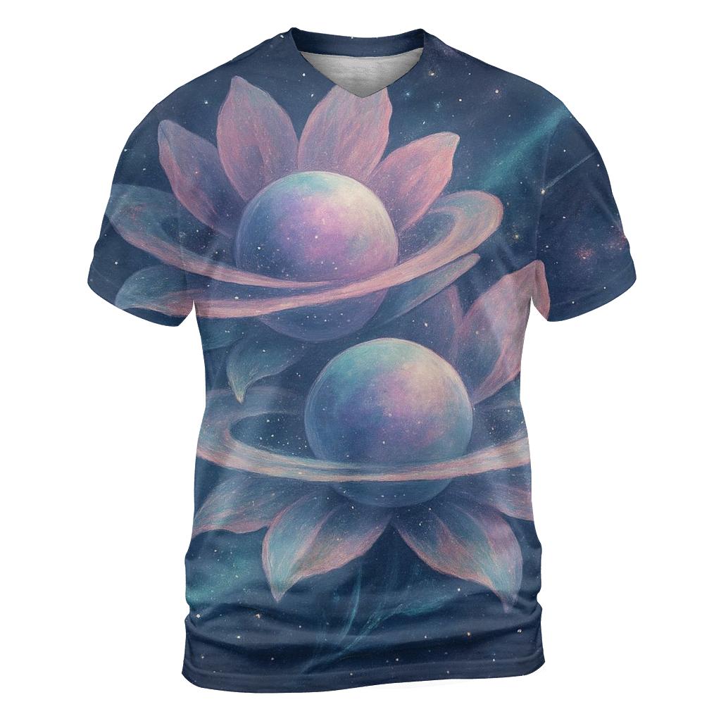 Binary Bloom statement graphic shirts