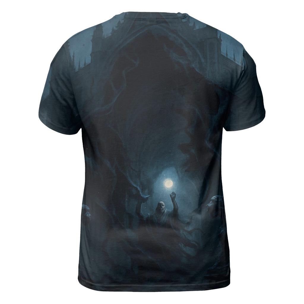 Cursed Cathedral Of Shadow Tendrils designer pattern shirts