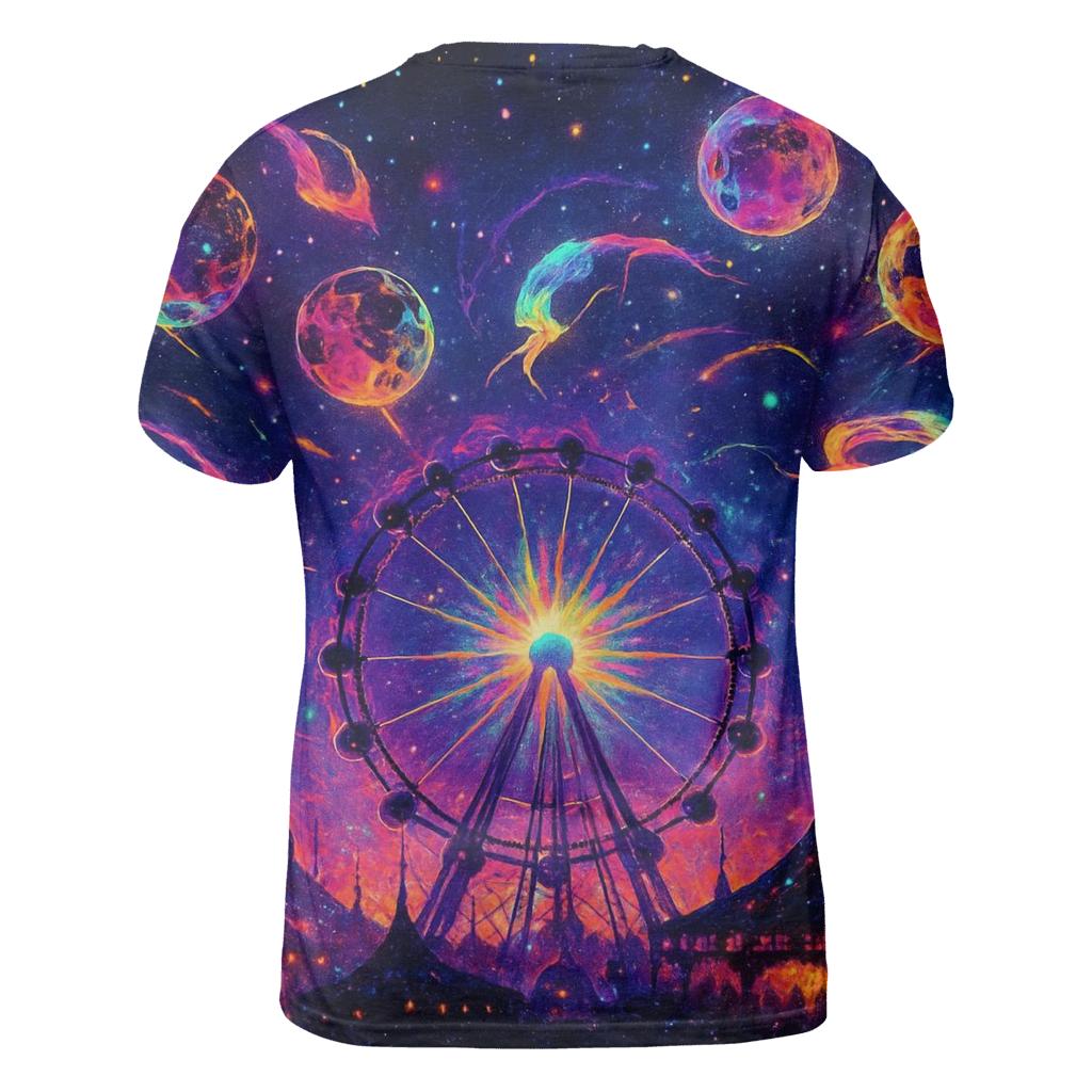 Void Carnival artistic all-over print tops