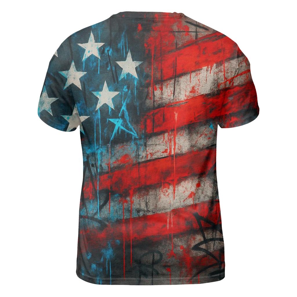 Graffiti Freedom Mural custom all-over print shirts