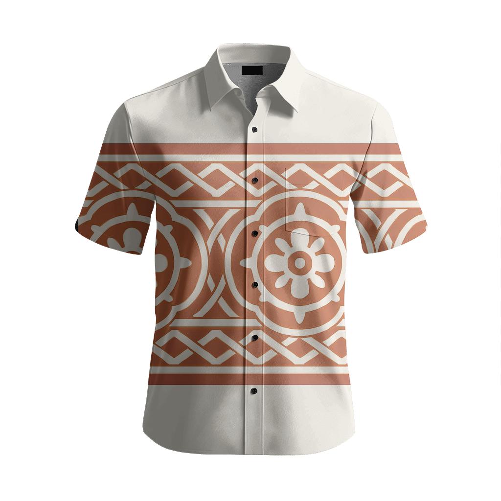 Trellis Medallion Border premium embroidered apparel