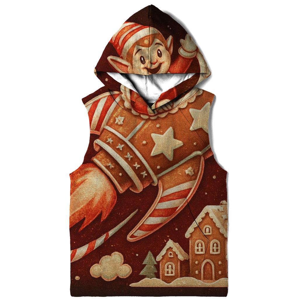 Gingerbread Rocket Delivery custom hoodies