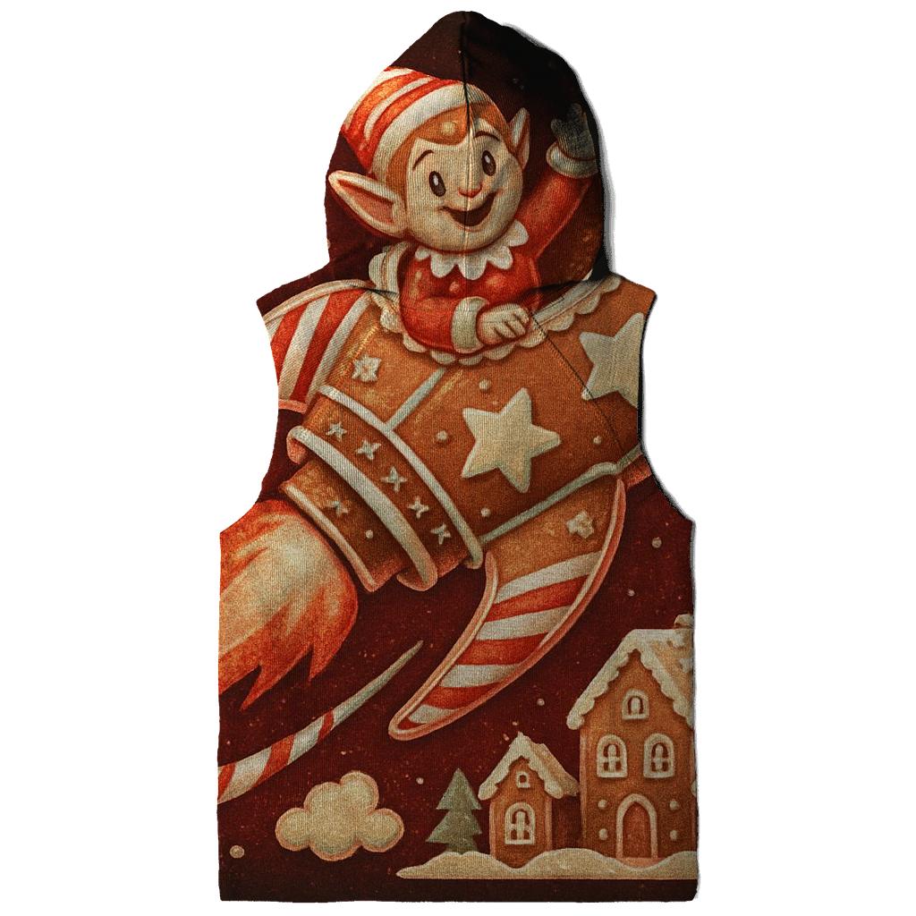 Gingerbread Rocket Delivery custom hoodies