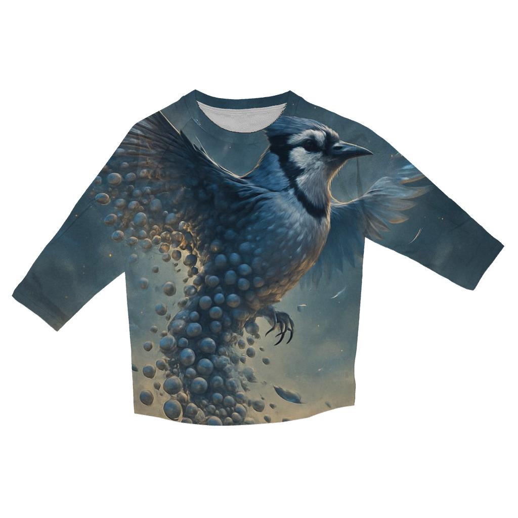 Feathered Victory Wing Blue Jays trendy 3/4 sleeve tops