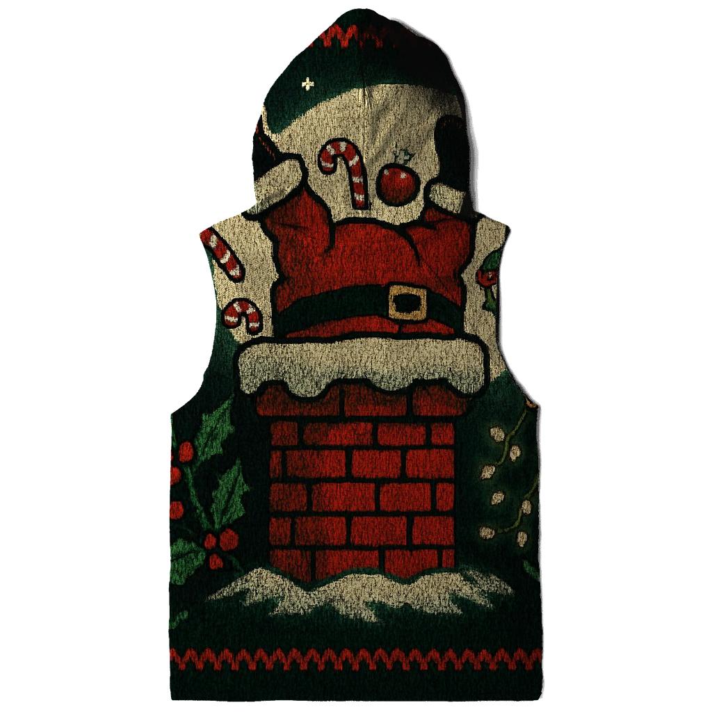 Santa Stuck In Chimney Chaos hoodie designs