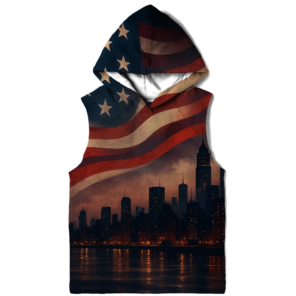 Skyline Stripes Merge designer hoodies