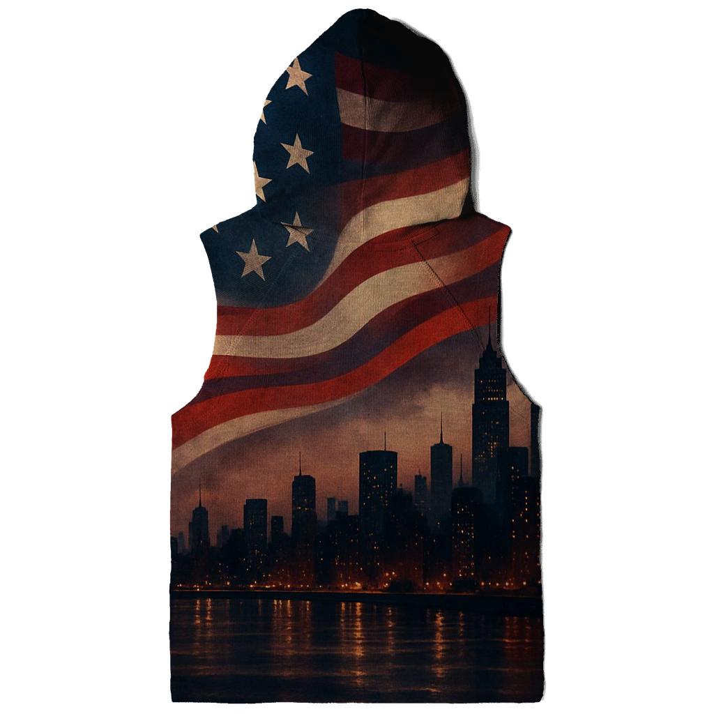 Skyline Stripes Merge designer hoodies