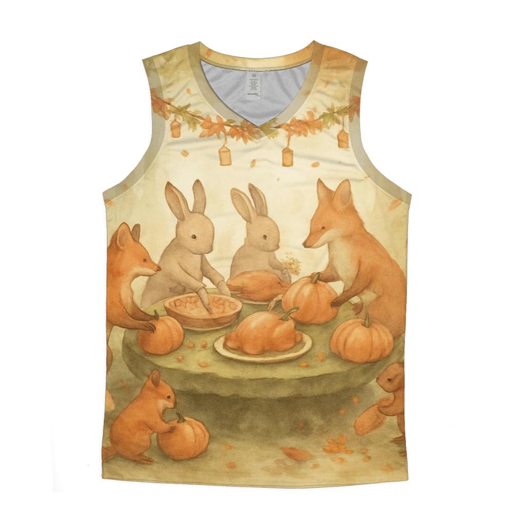 Woodland Feast Parade trendy fitted tank tops
