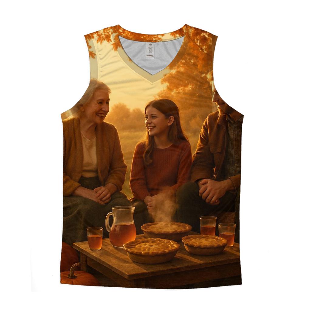Golden Porch Gathering personalized athletic tanks