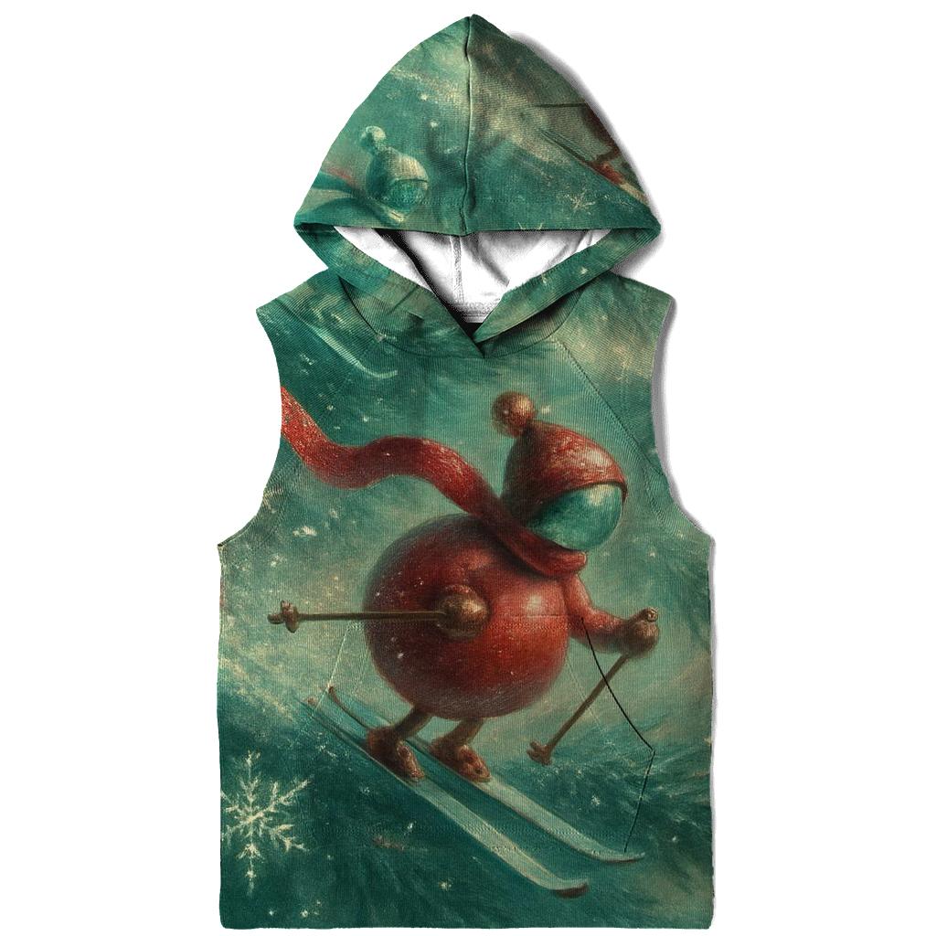 Tree Top Skiing Ornaments lightweight hoodies