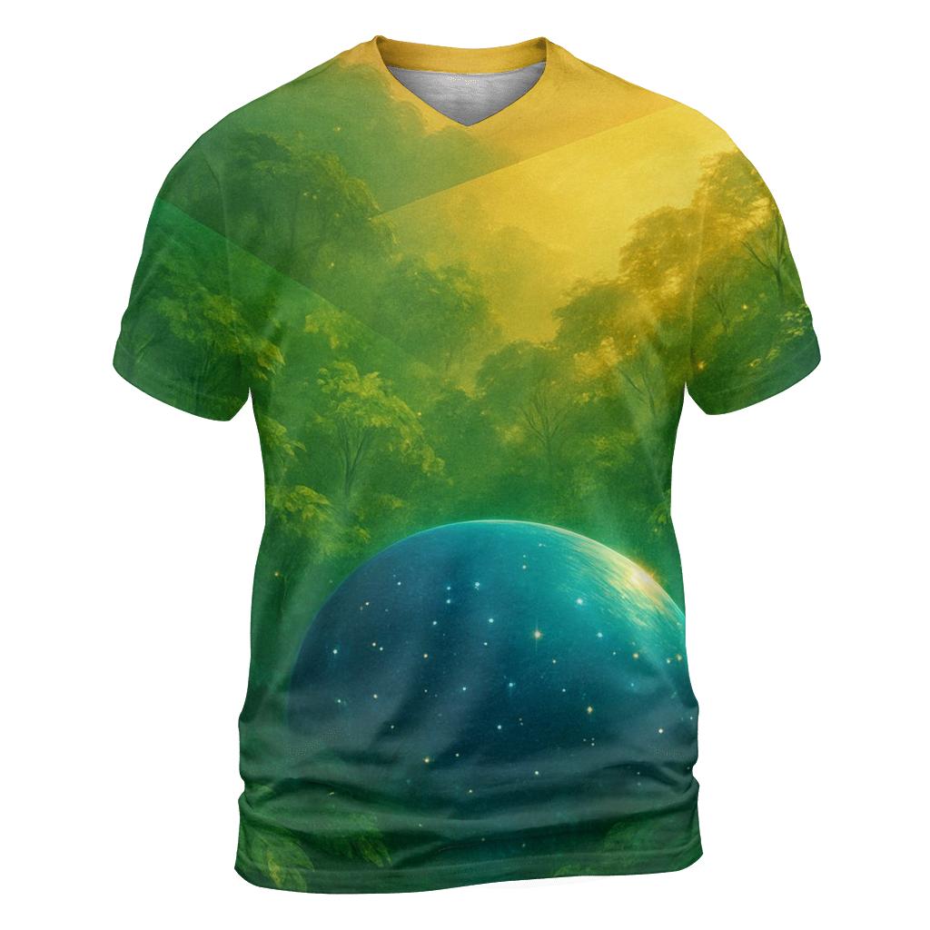 Amazon Mosaic Green Brazil personalized full print shirts