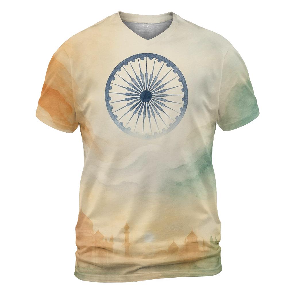 Saffron Dawn Fabric India designer pattern shirts