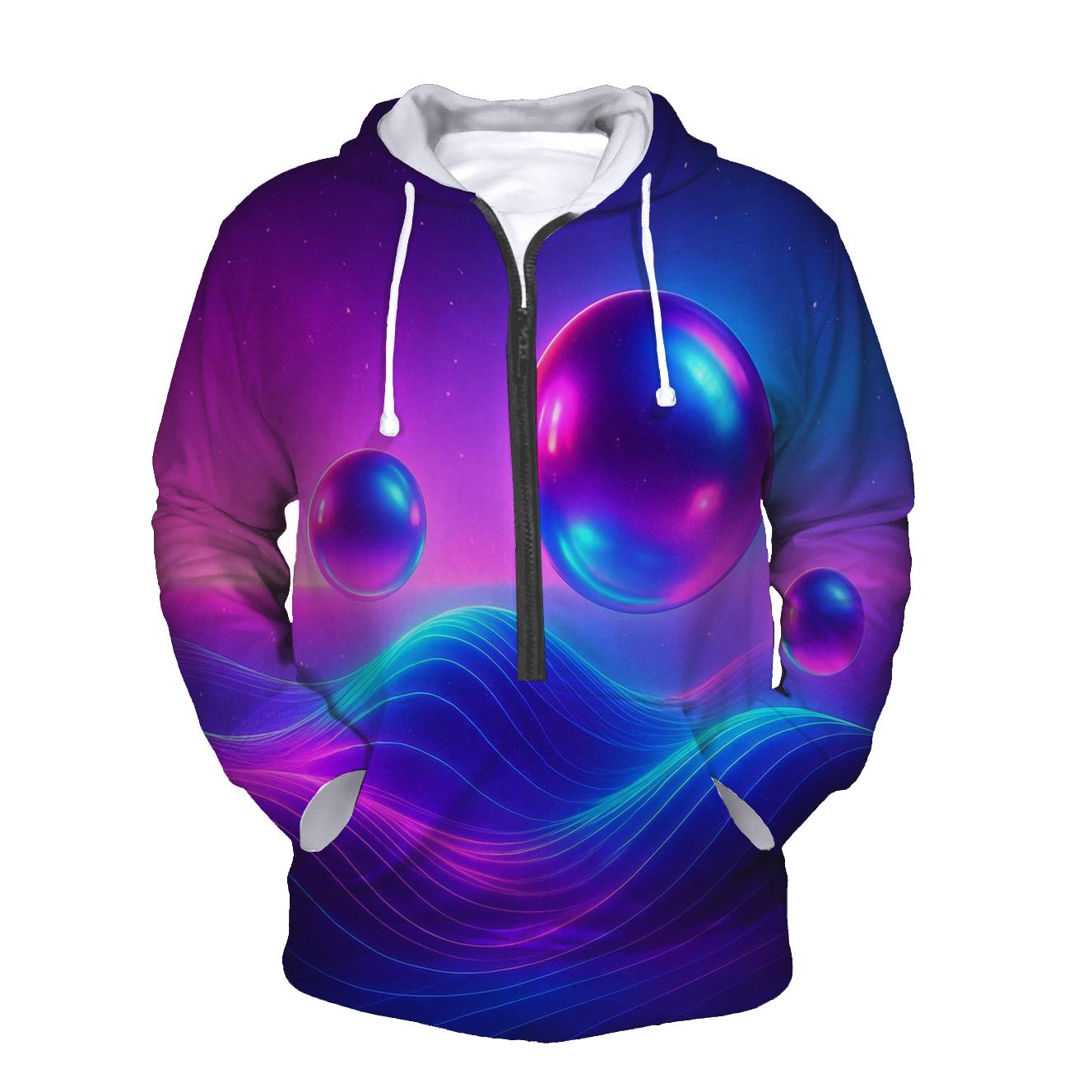 Neon Tide printed hoodies