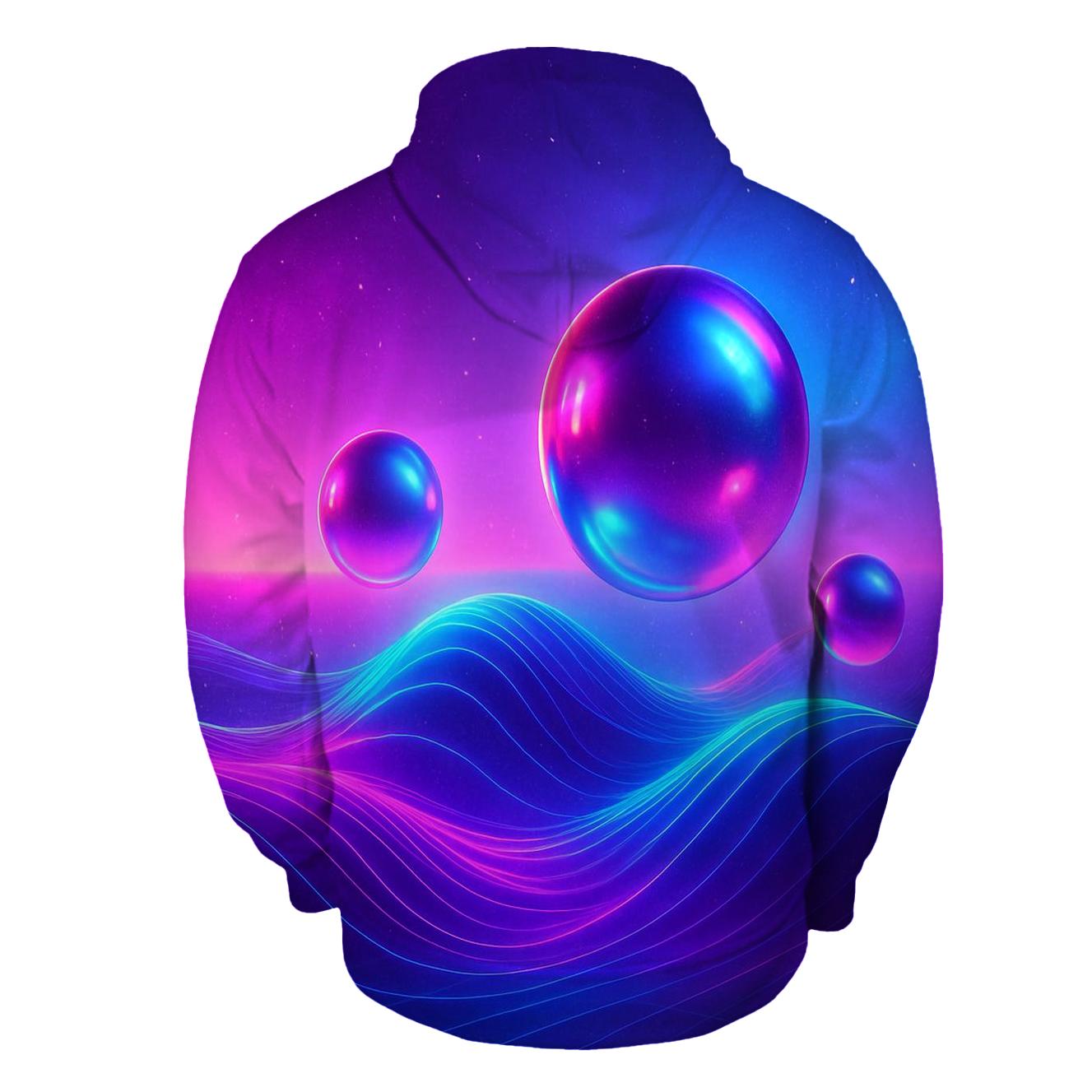 Neon Tide printed hoodies