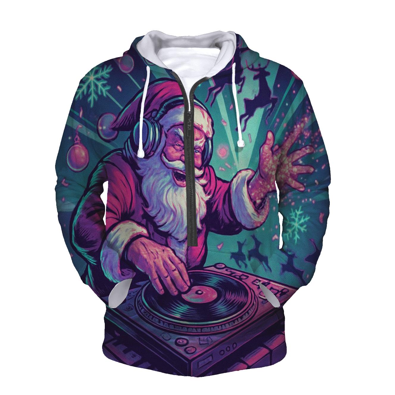 DJ Frost Santa premium hoodies