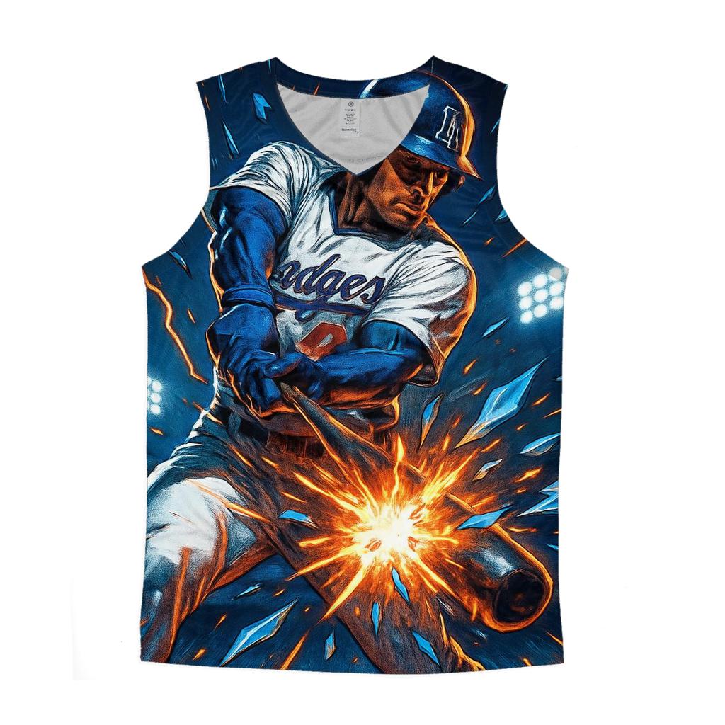 Molten Bat Impact graphic print tank tops