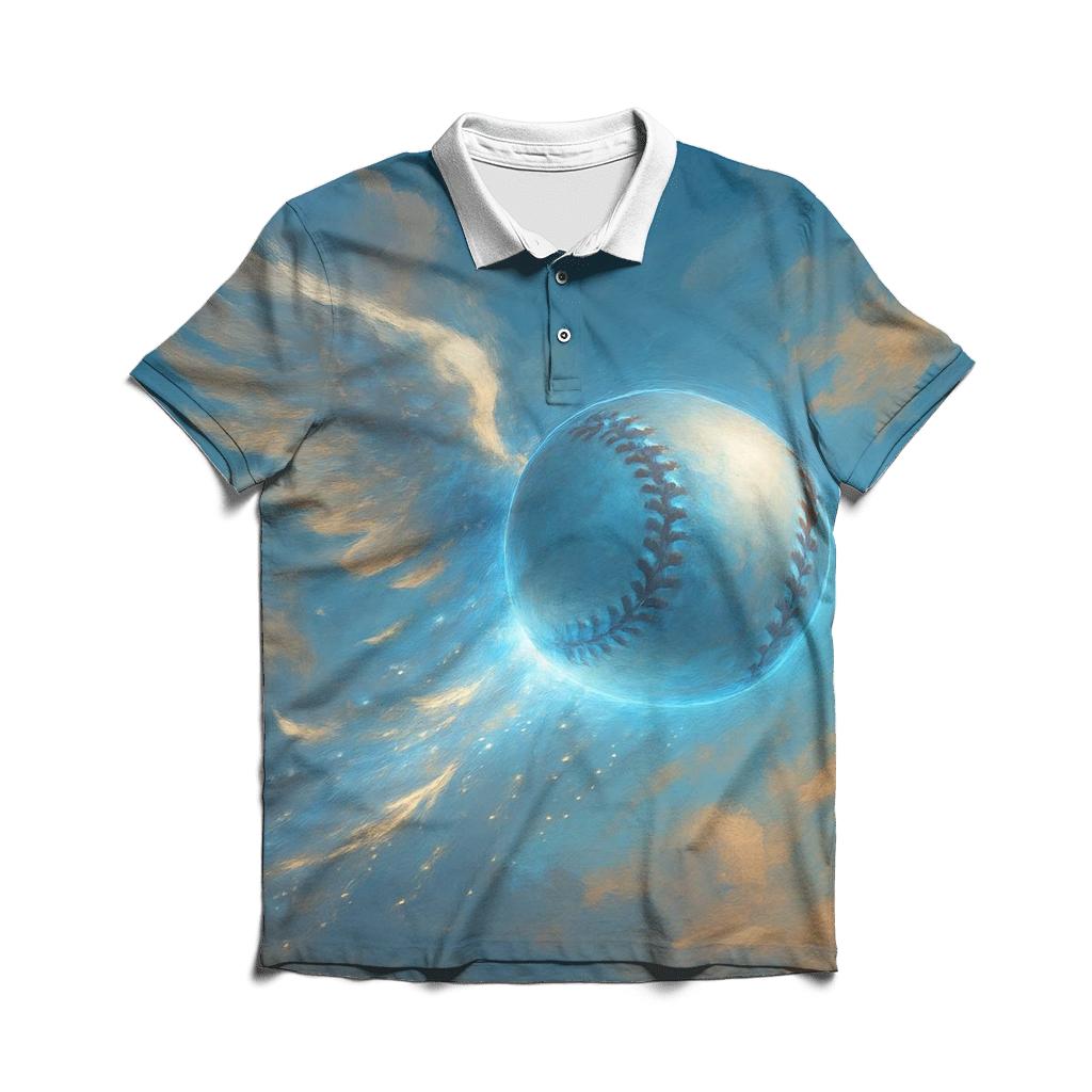 Soaring Baseball Wing Fusion branded logo polo shirts
